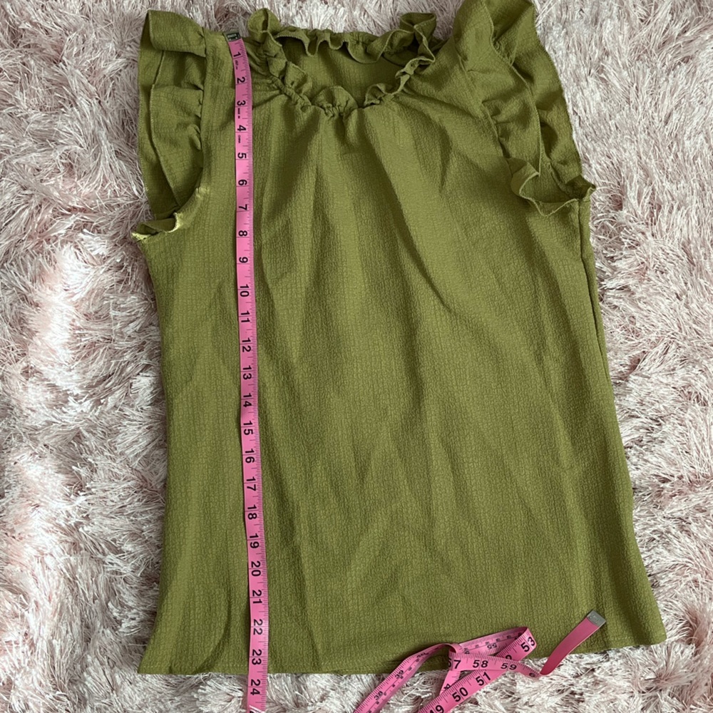 💚NWOT SHEIN Butterfly Sleeve Top - Picture 11 of 14